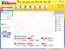 Tablet Screenshot of loterianumero1.com